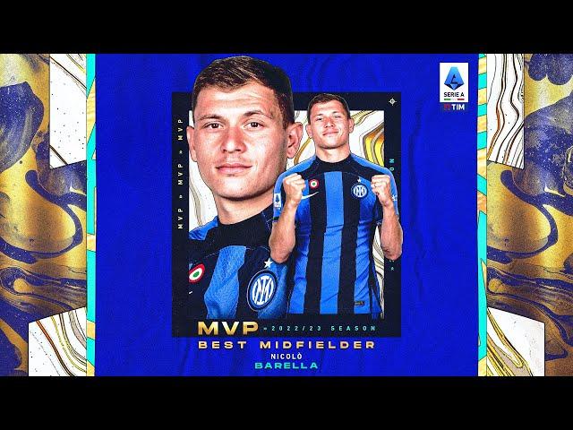 Nicolò Barella is the best midfielder of the 2022/23 season | Serie A 2022/23