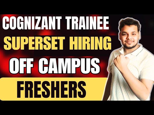 Cognizant Superset Hiring | Zs , Iqvia | OFF Campus Drives 2025, 2024, 2023 Batch Hiring | Freshers