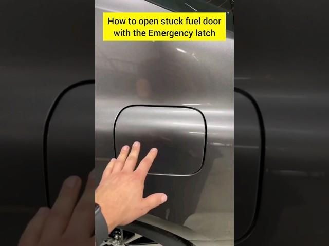 How to open Stuck fuel door #autoinfo