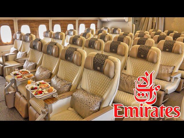 NEW EMIRATES AIRBUS A380 Full Cabin Tour: FIRST, BUSINESS, PREMIUM and ECONOMY Class + Bar, Shower!