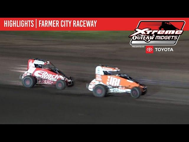 reme Outlaw Midget Series Presented by Toyota | Illini 100 | April 12, 2024 | HIGHLIGHTS