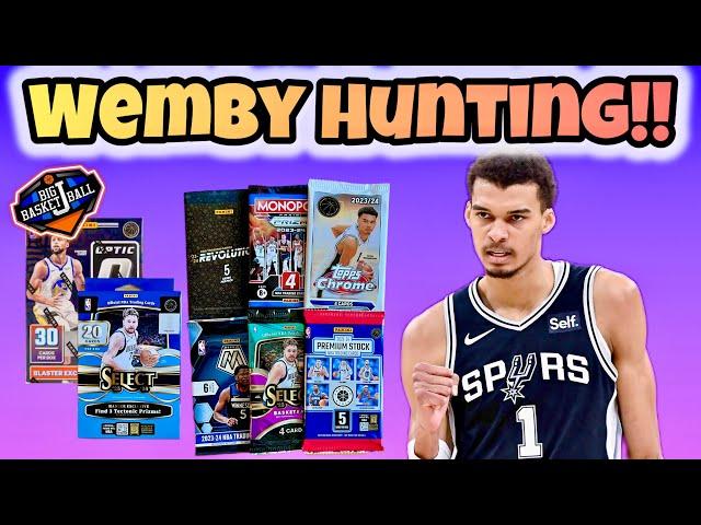 *WEMBY HUNTING!* Ripping Random Basketball Packs + 2023-24 Optic Hobby Blaster & Select Hanger Box!