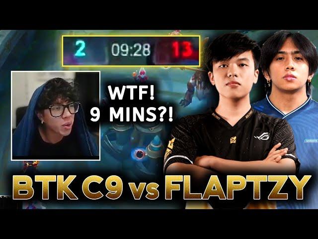 9 Minutes! BTK C9 met FLAPTZY on Ranked game in PH Server | BASIC vs OUTPLAYED part 2