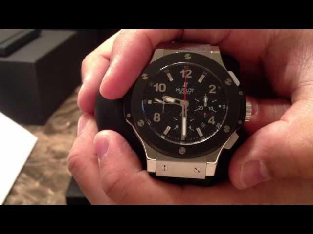 Hublot Big Bang Steel Ceramic Chronograph Watch Review Authentic