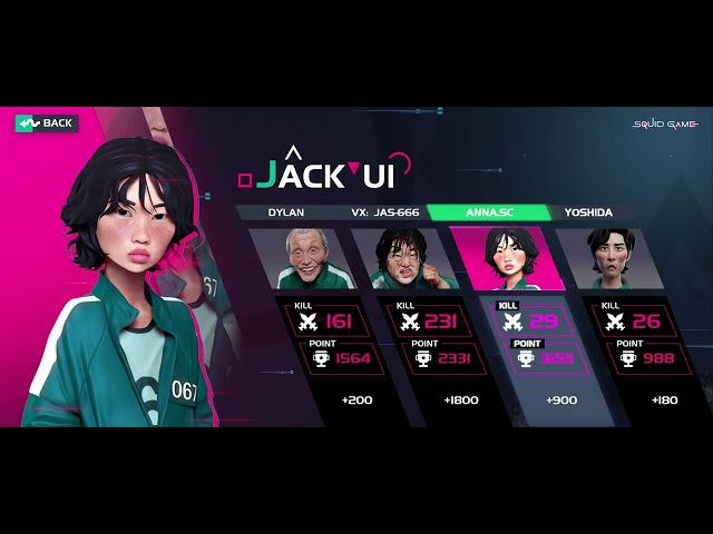 JACK GAME UIUX DESIGN游戏UI界面图标动效设计