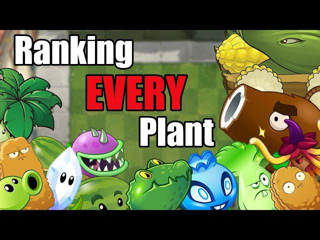 Ranking and Analysing Every Plant From Plants Vs Zombies