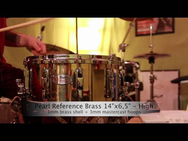 Pearl Reference Brass 1465 vs. Pearl Sensitone Steel 1465 (Alexey GLÜCK Menshikov)