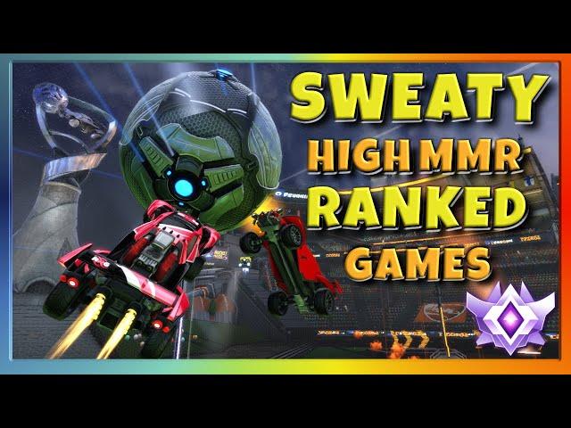 SWEATY HIGH MMR RANKED GAMES | GRAND CHAMPION 2V2 | PRO ROCKET LEAGUE GAMEPLAY
