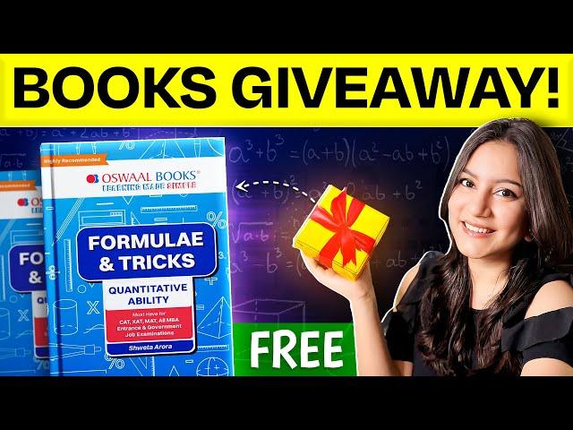  Giveaway Alert: Quant Formulas & Tricks Book for all Exams Revision