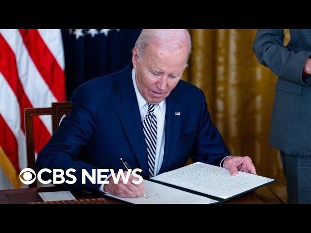 What does Biden's executive order on artificial intelligence do?