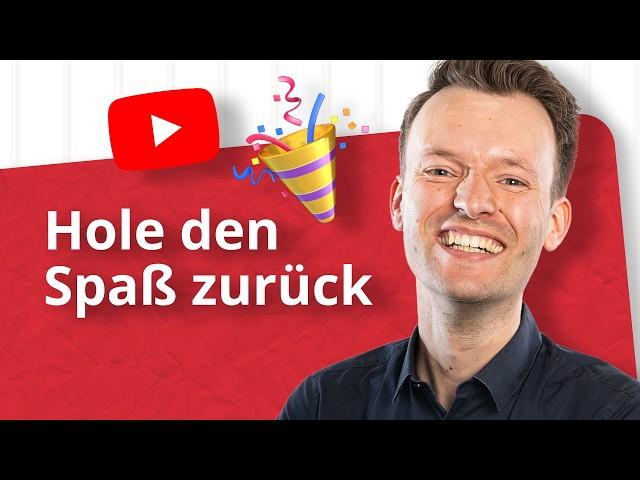 Wie dich dein YouTube-Kanal weniger stresst