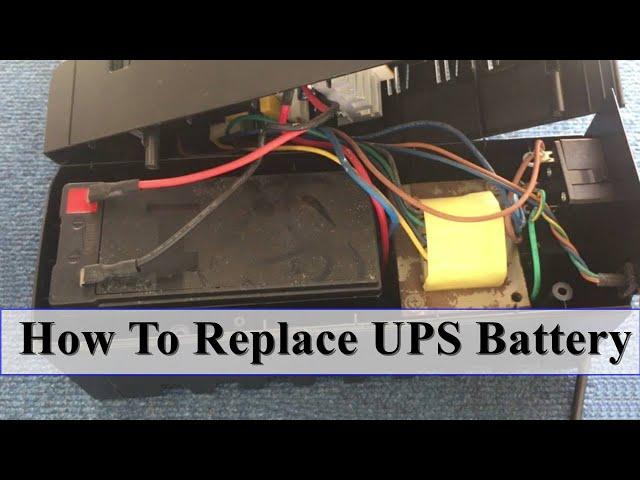 How To Replace UPS Battery