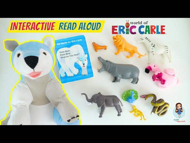 Polar Bear Polar Bear What Do You Hear Read Aloud Book | Eric Carle Animated Stories |Animals Names