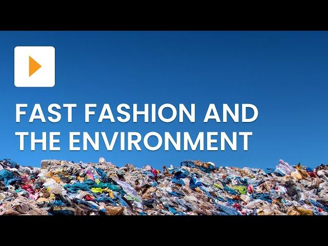 Fast Fashion: The Environmental Impact | Geography, Life Skills | ClickView