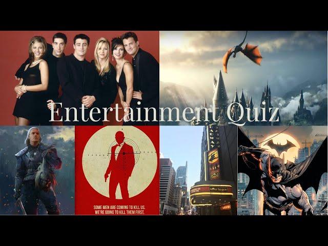 Entertainment Quiz | Test your knowledge with 20 Trivia Questions | Movies - TV Series - Music