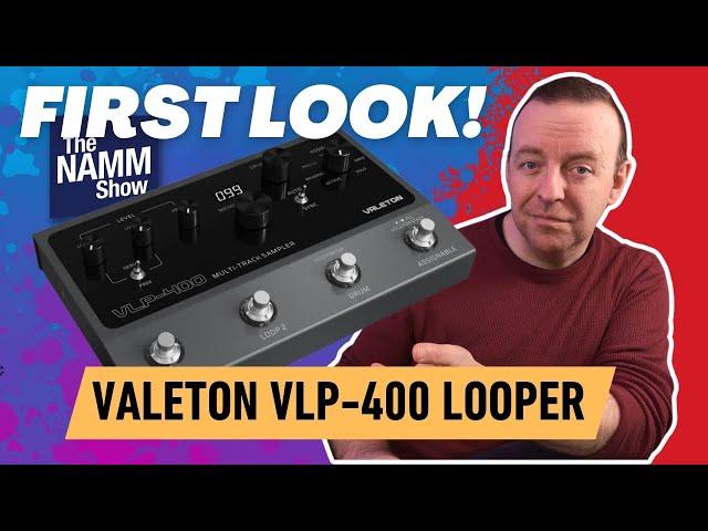 First Look! NEW Valeton VLP-400 Loop Pedal - NAMM 2025