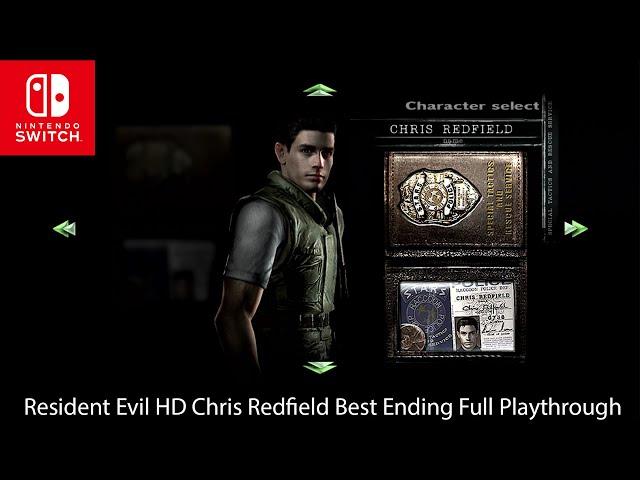 Resident Evil HD Nintendo Switch Chris Redfield Full Playthrough/Walkthrough (No Commentary)