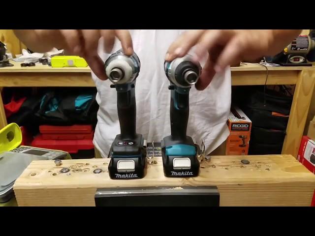 Makita 12v (DT03) vs Makita 12v Brushless (DT04) Impact Driver Face Off