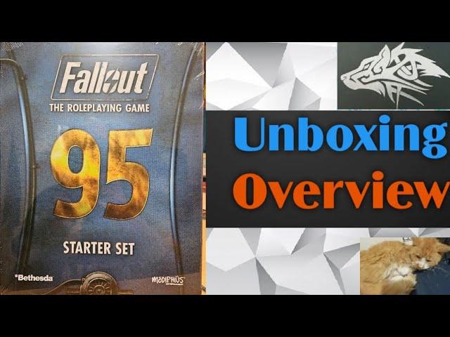 ️ Unboxing & overview of the starter set for Fallout the roleplaying game ( 2D20 System ) Mödiphiüs