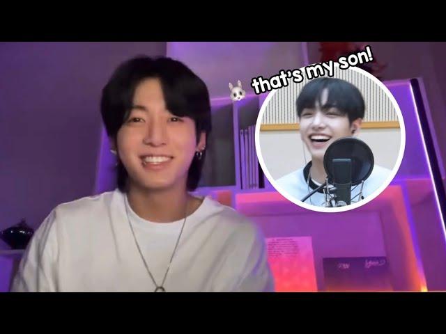 Jungkook reacted to Jaehyun singing “SEVEN”!