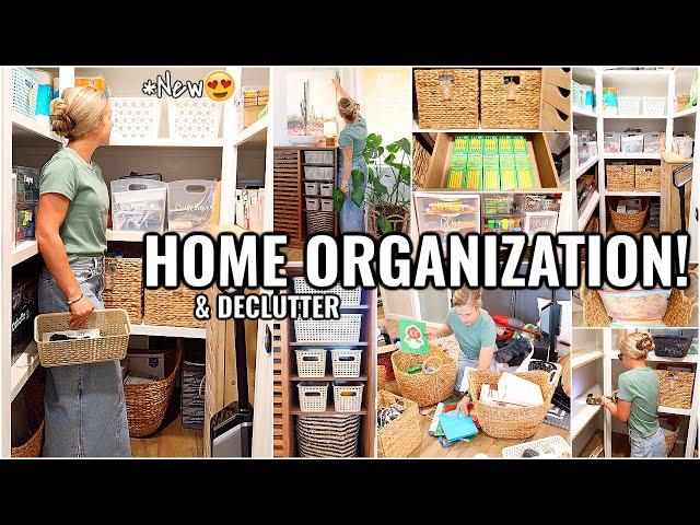 HOME ORGANIZATION IDEAS!! CLEAN & ORGANIZE WITH ME | DECLUTTERING AND ORGANIZING MOTIVATION