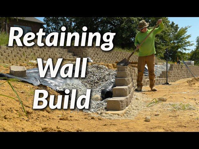 Former Engineer Builds Retaining Wall