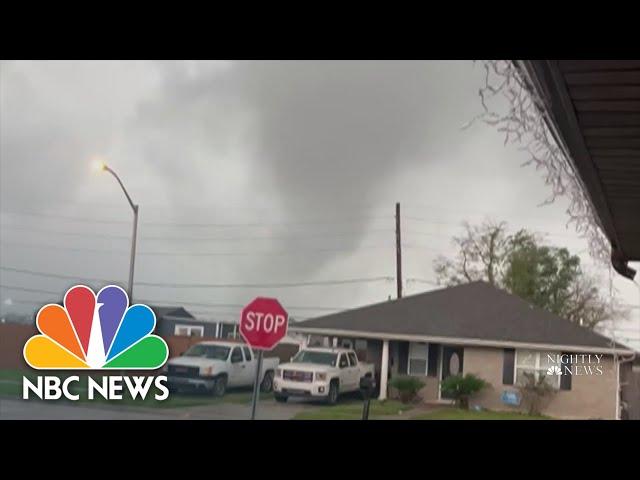 Tornado Hits New Orleans As Massive Winter Storm Sweeps U.S.