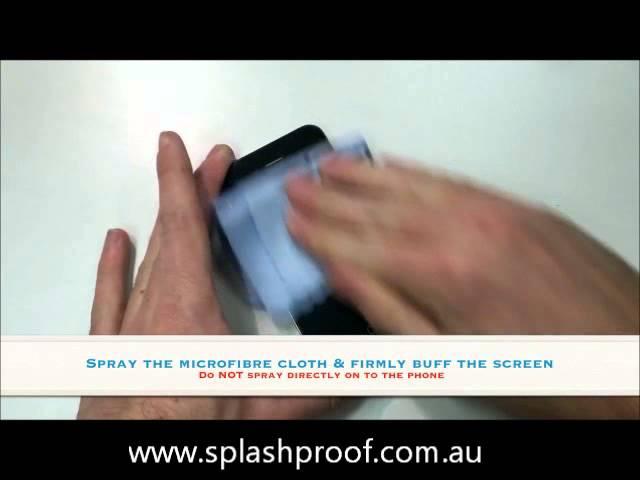 Splash Proof Spray Instructional Video