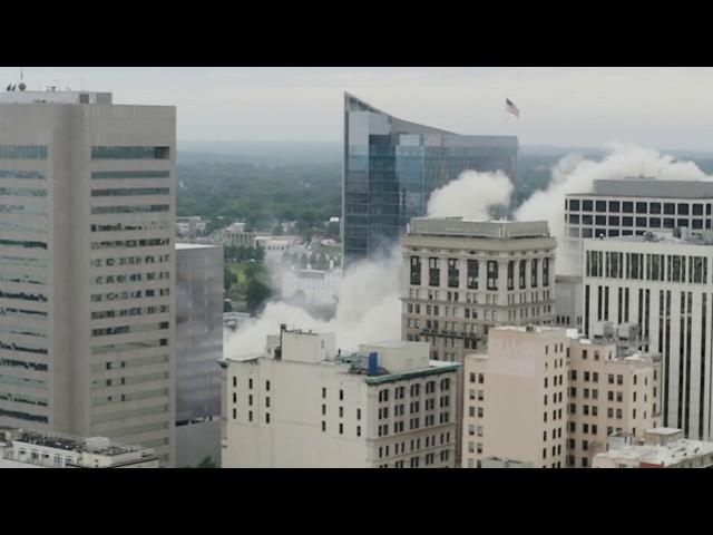 Dominion Energy Building Demolition (Aerial View) | May 30, 2020 - Richmond, VA