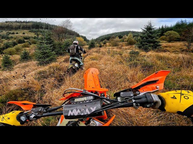 Riding My Modified KTM Up A Ridiculous Hill