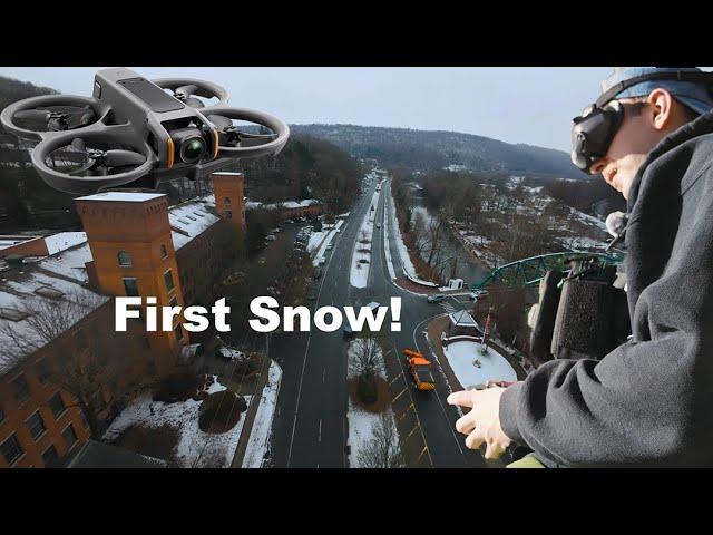 First Snow for The Naugatuck Valley (CT- 2024)!