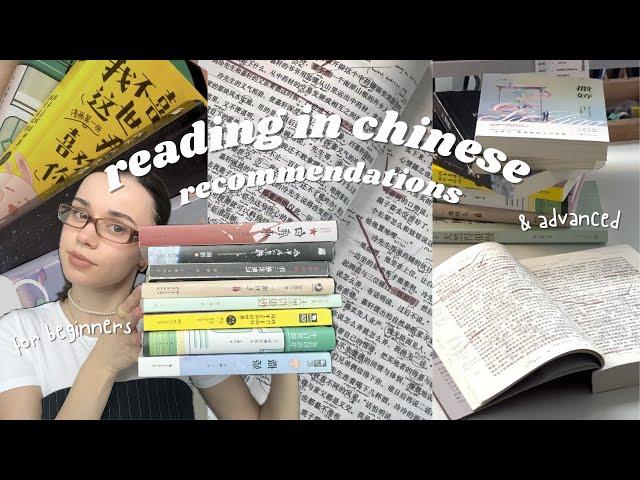 reading in chinese: chinese books for beginners & advanced, my recommendations and book collection 