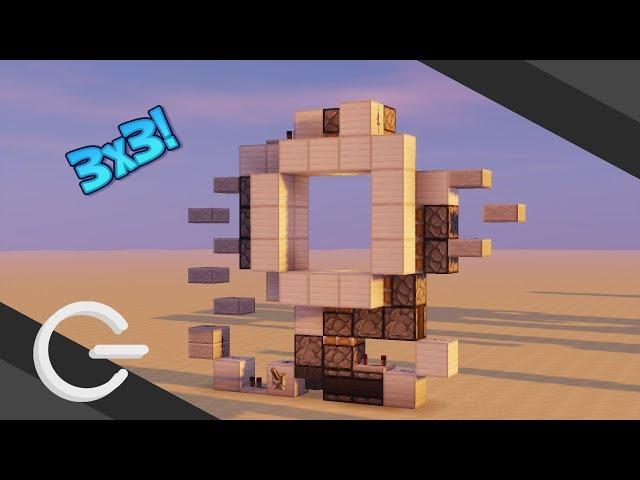 THE SIMPLEST 3x3 Piston Door! | "The Simplest" Minecraft Tutorial