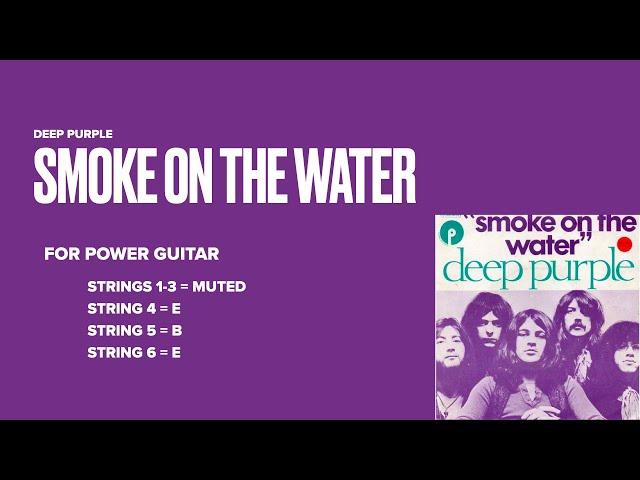 Smoke on the Water  Intro - For Power guitar