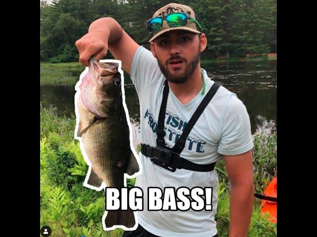 MONSTER Bass in small POND! (NH Series Part 2)