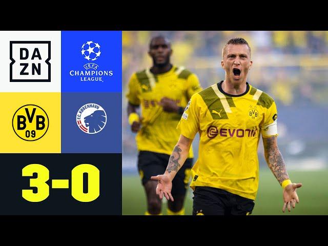 Reus leitet BVB-Traumstart ein: Borussia Dortmund - FC Kopenhagen 3:0 | UEFA Champions League | DAZN