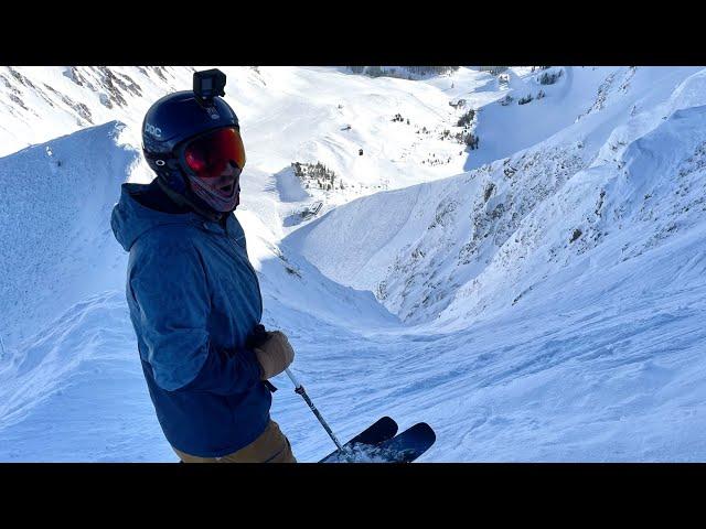 Big Couloir at Big Sky Resort, Montana - GoPro