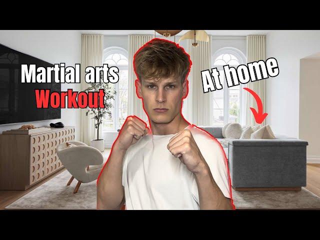 Martial Arts workout from HOME