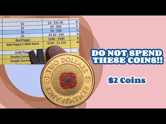 DO NOT  SPEND THESE COINS!! ($2 Coins)