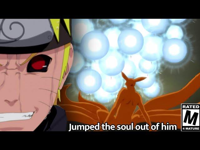 When Naruto JUMPED Kurama into submission and ROBBED him of his chakra