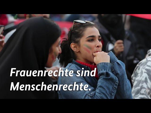 10.Dezember 2022: Frauenrechte sind Menschenrechte. Menschenrechte: Fundament deutscher Außenpolitik