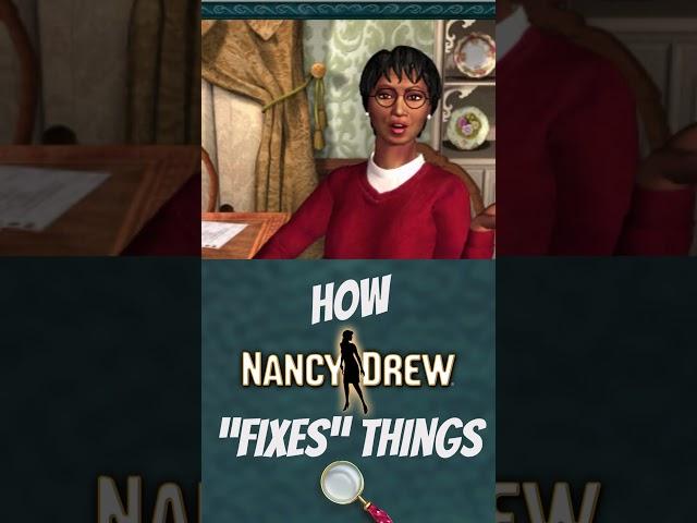 When Nancy Drew tries to fix things  #short #nancydrew #herinteractive