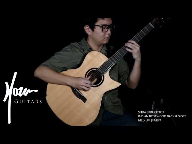 HOZEN GUITARS | BLACK LABEL | MJ Stika Spruce Indian Rosewood