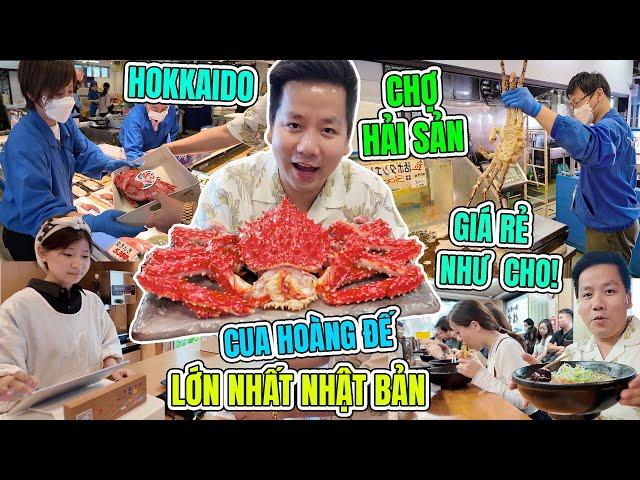 Chợ Cua Hoàng Đế Lớn Nhất Nhật Bản! - Giá Rẻ Như Cho! - Thiên Đường Hải Sản Ở Hokkaido!