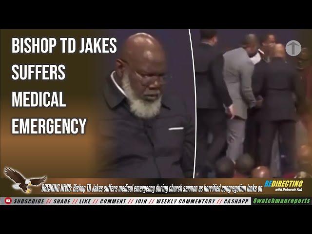 BREAKING NEWS: Bishop TD Jakes Sufferss MedicaI Emergencyy While Preaching