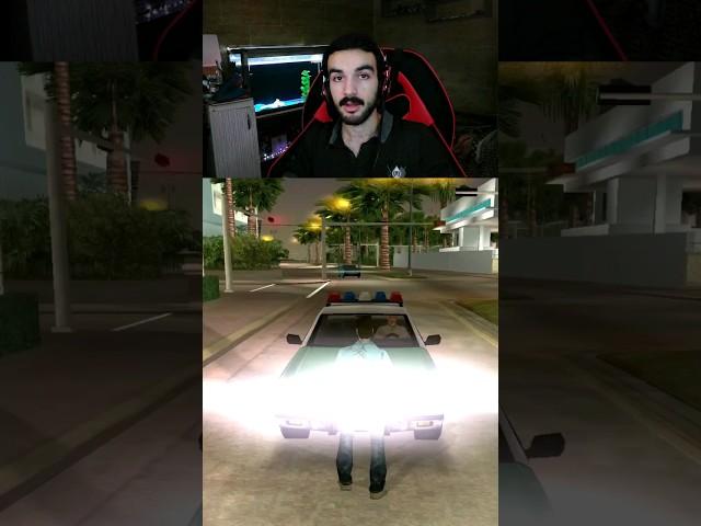 اگر به ماشین پلیس خراب کنید چی میشه !  #gta