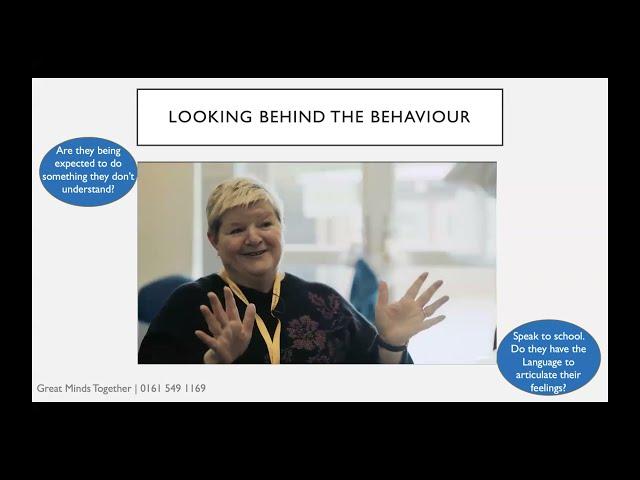 WEBINAR Managing Challenging Behaviour