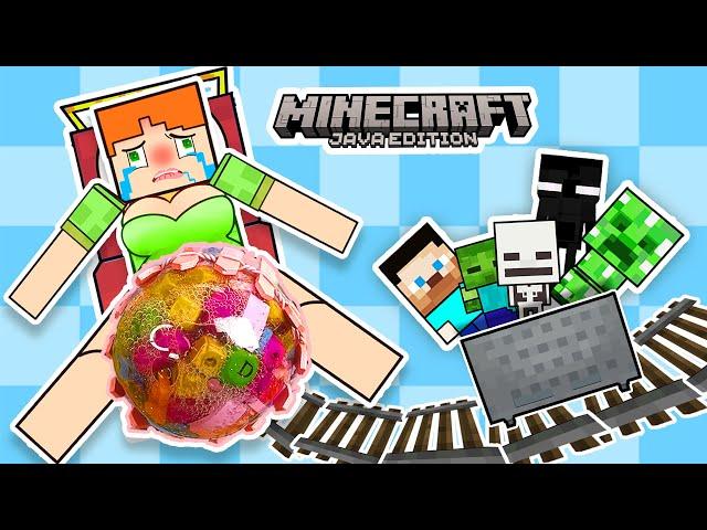 MINECRAFT  Alex pregnant with baby mobs blind bag - MurMur Craft