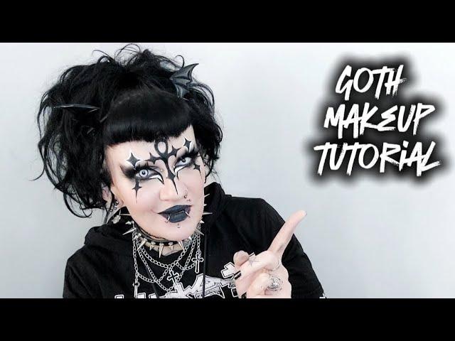 Goth Makeup Tutorial- GRWM - Chat - Hooded Eye