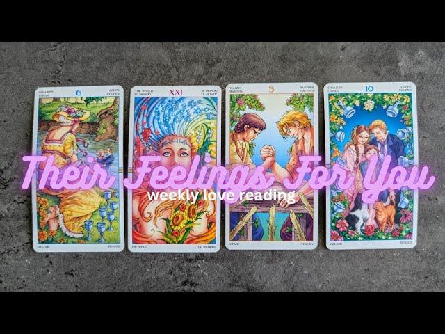 ALL SIGNS - THEIR FEELINGS FOR YOU! March 22 - March 28 2025 Tarot Love Reading